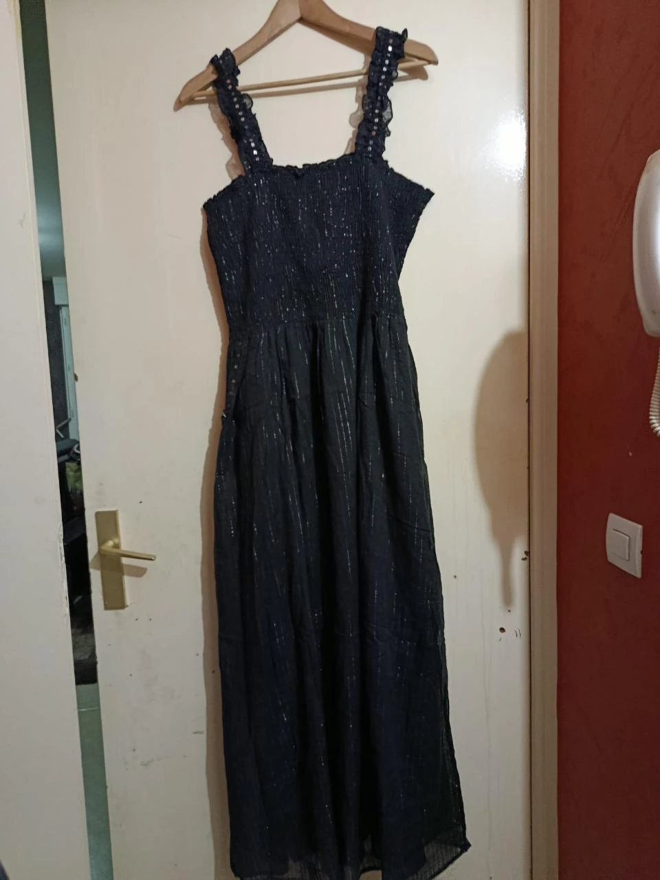 Vestido longo brilhante Nj couture tamanho G – photo 6